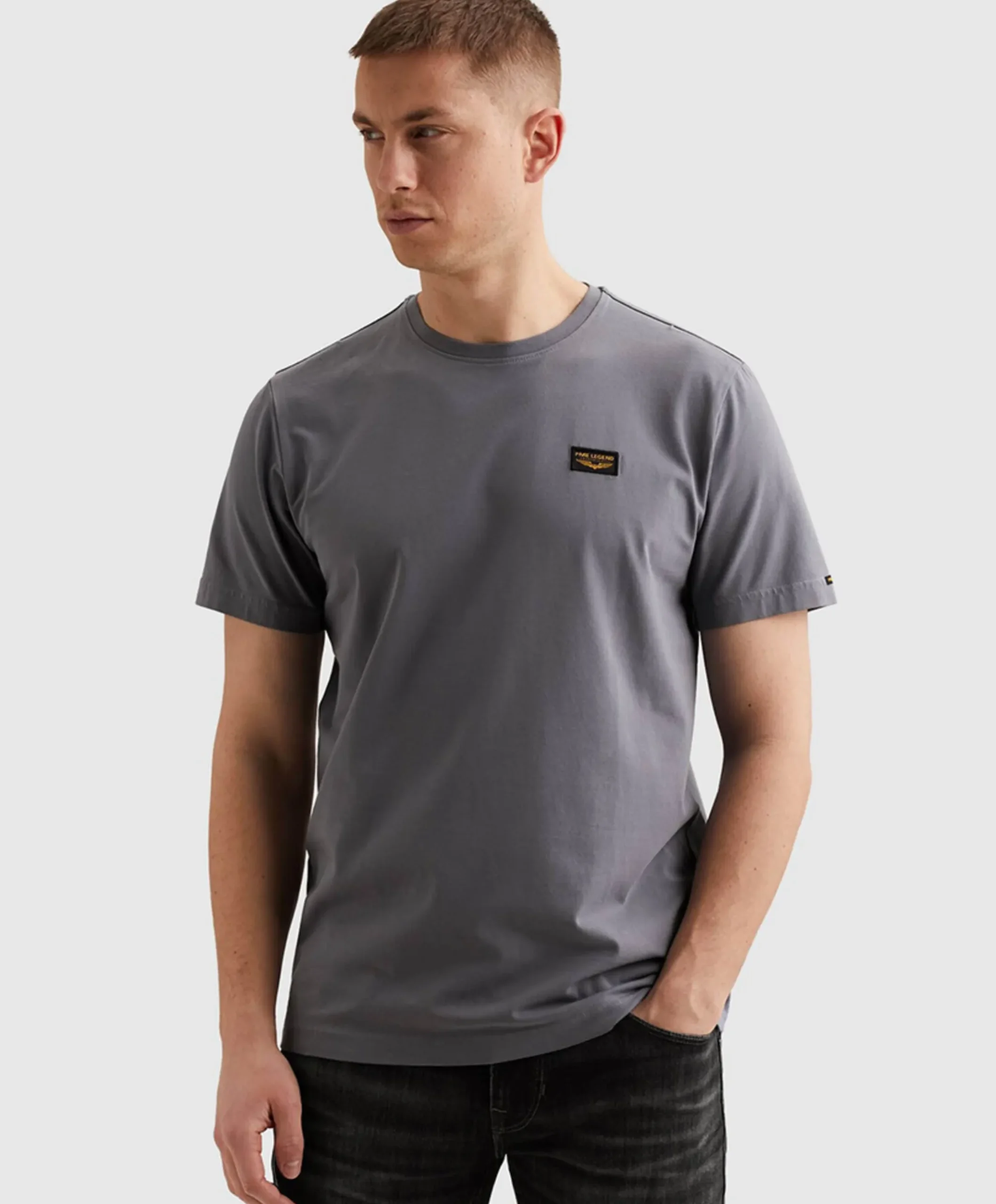 Heren T-shirt blauw