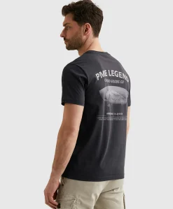 Heren T-shirt blauw