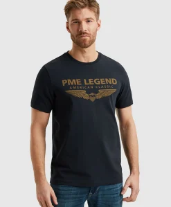 Heren T-shirt blauw