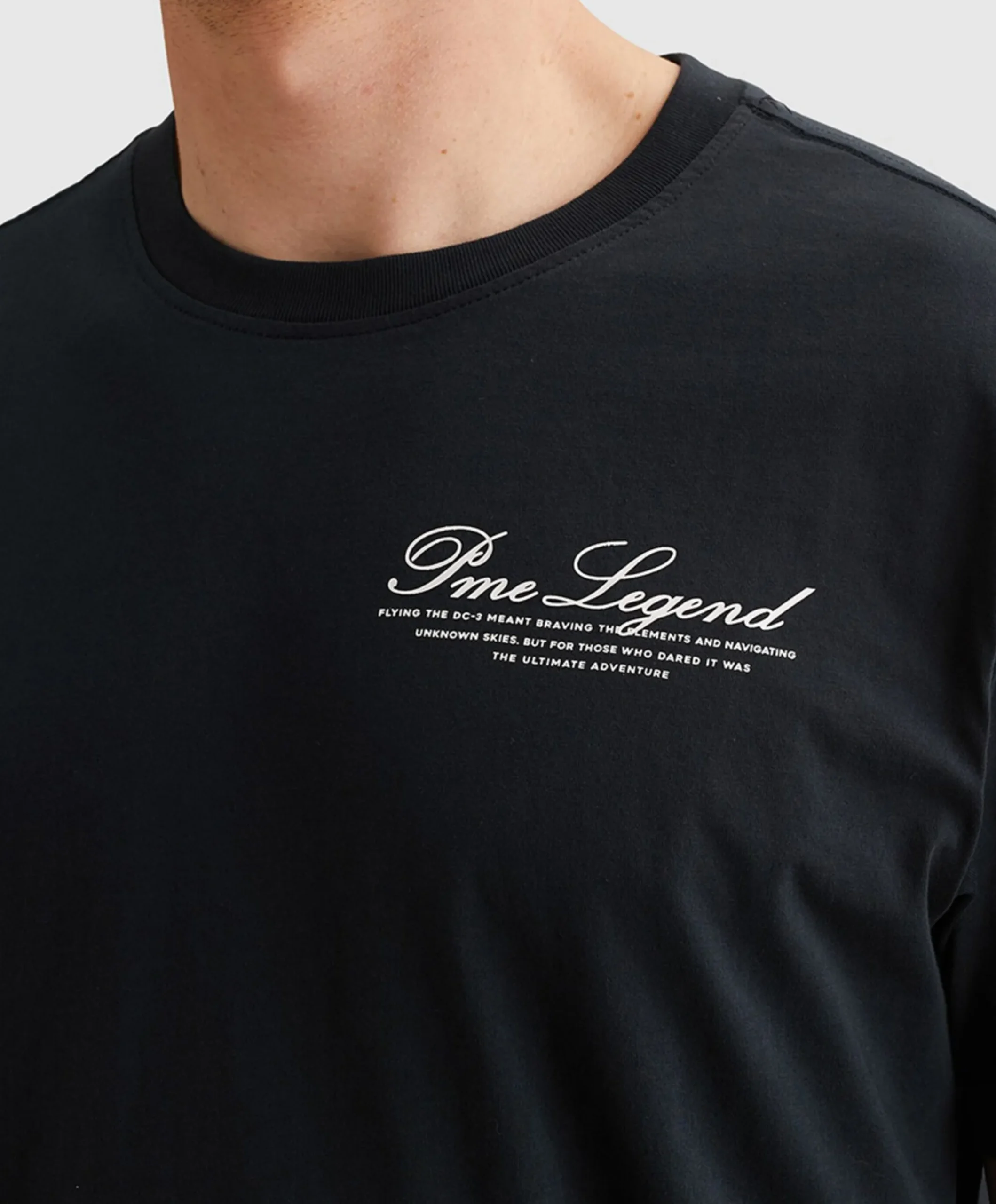Heren T-shirt blauw