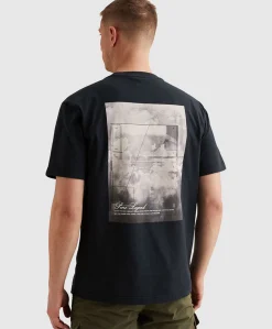 Heren T-shirt blauw