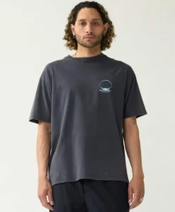Heren T-shirt blauw