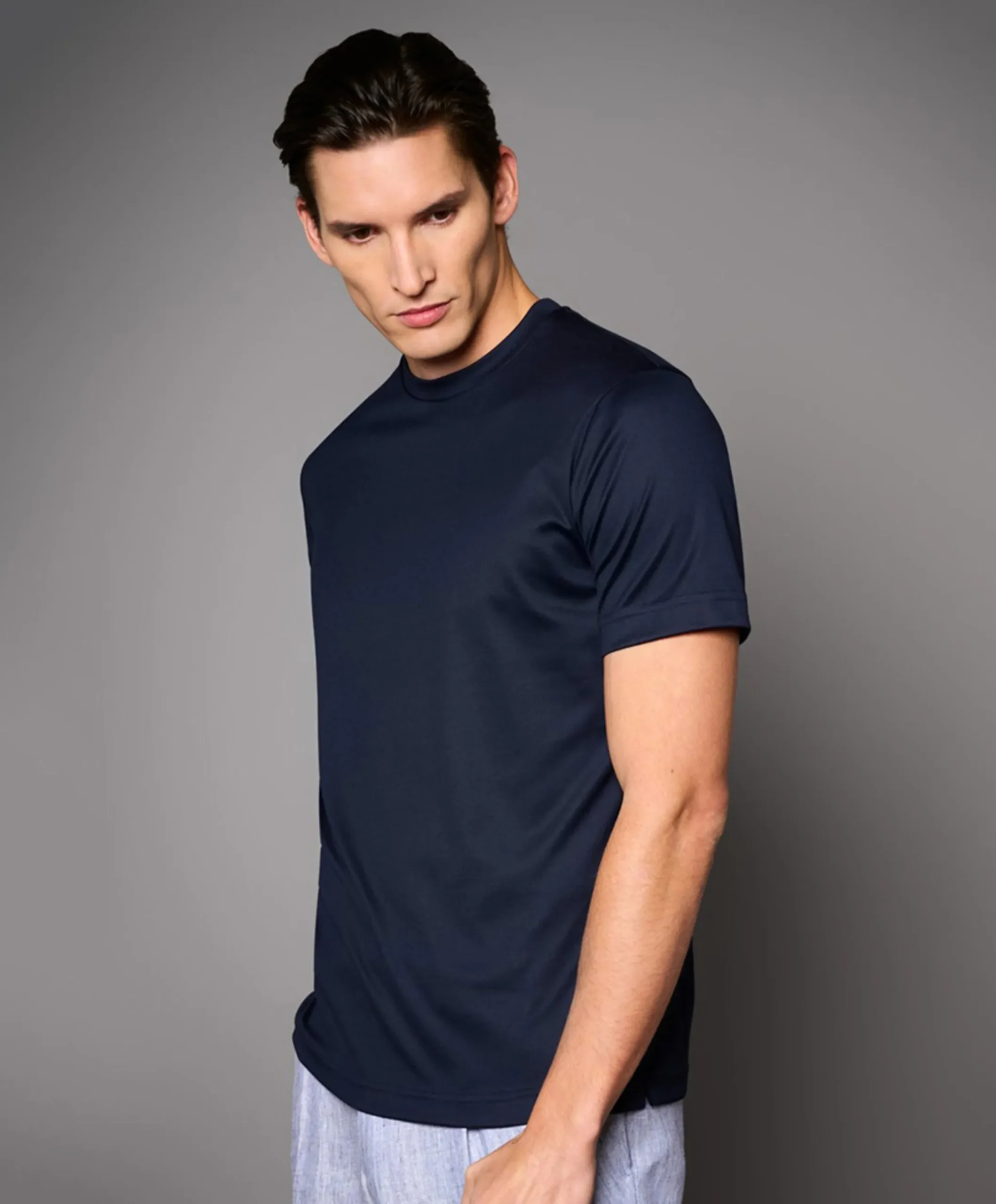 Heren T-shirt blauw