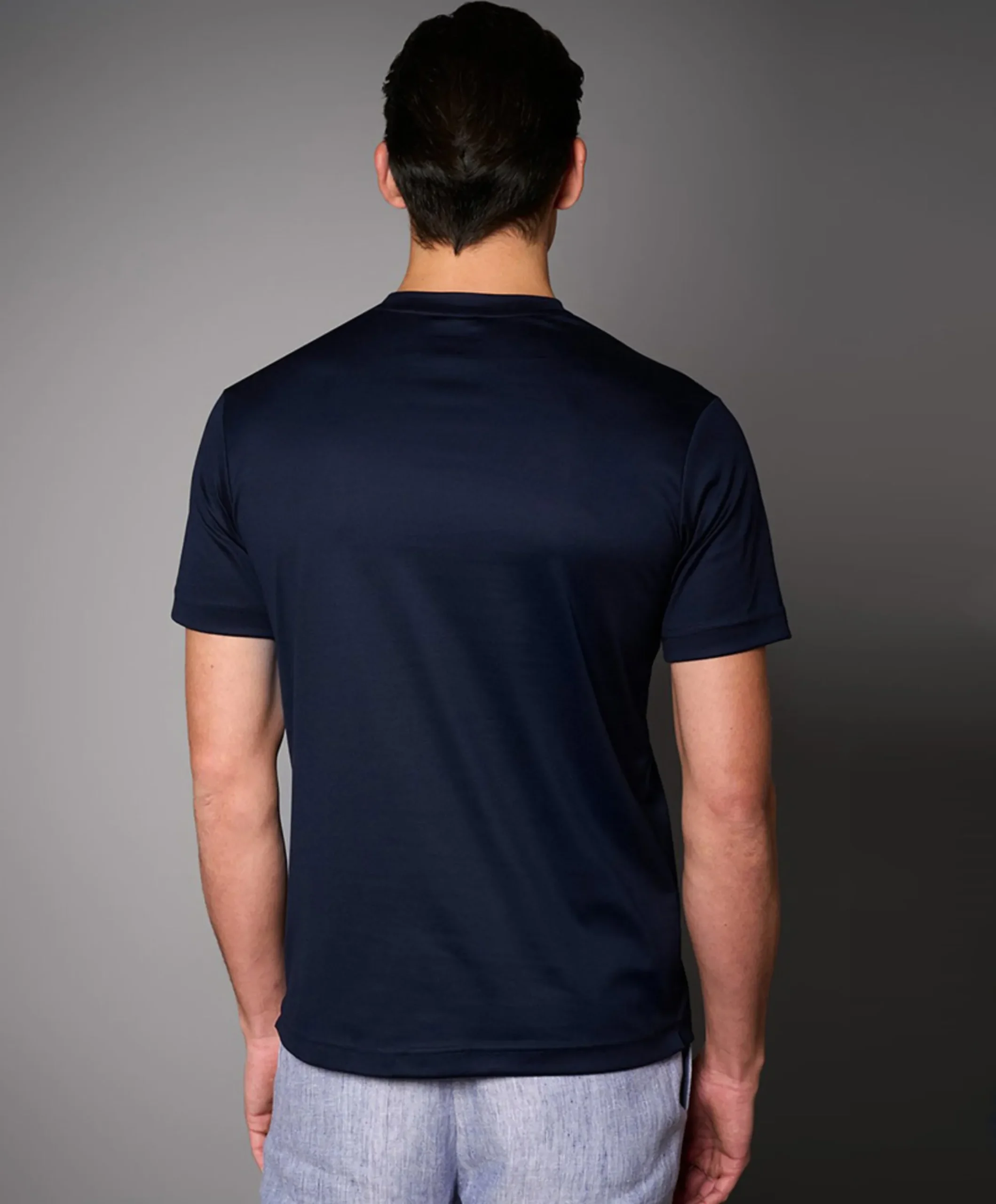 Heren T-shirt blauw