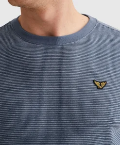 Heren T-shirt blauw