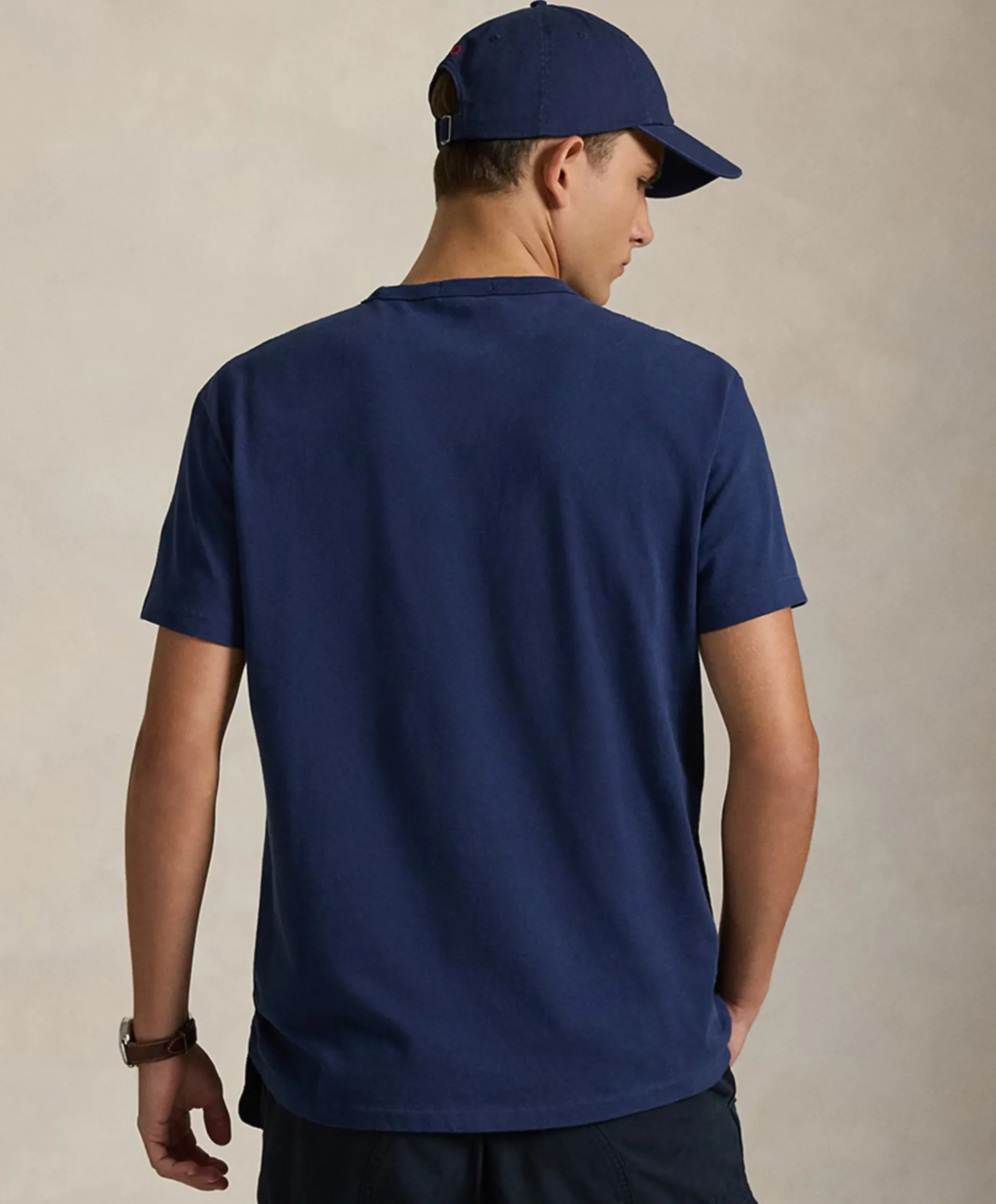 Heren T-shirt blauw