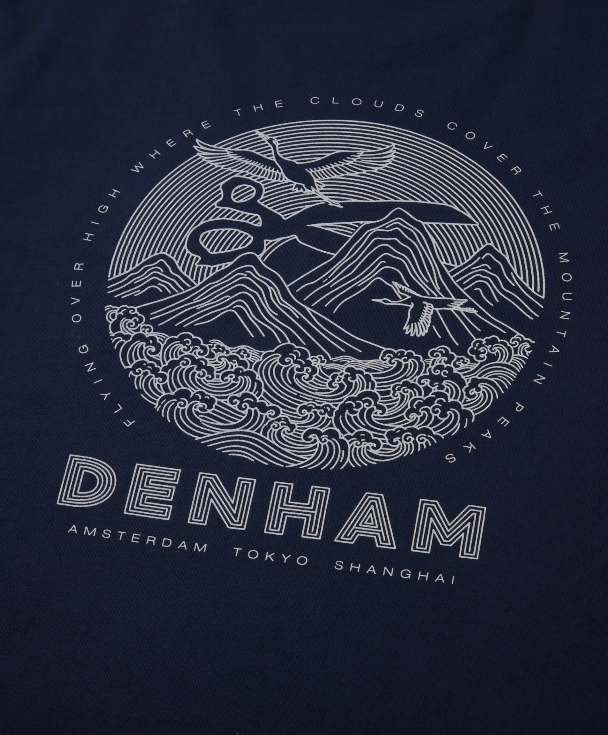 Heren T-shirt blauw