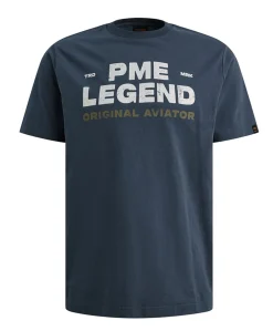 Heren T-shirt blauw