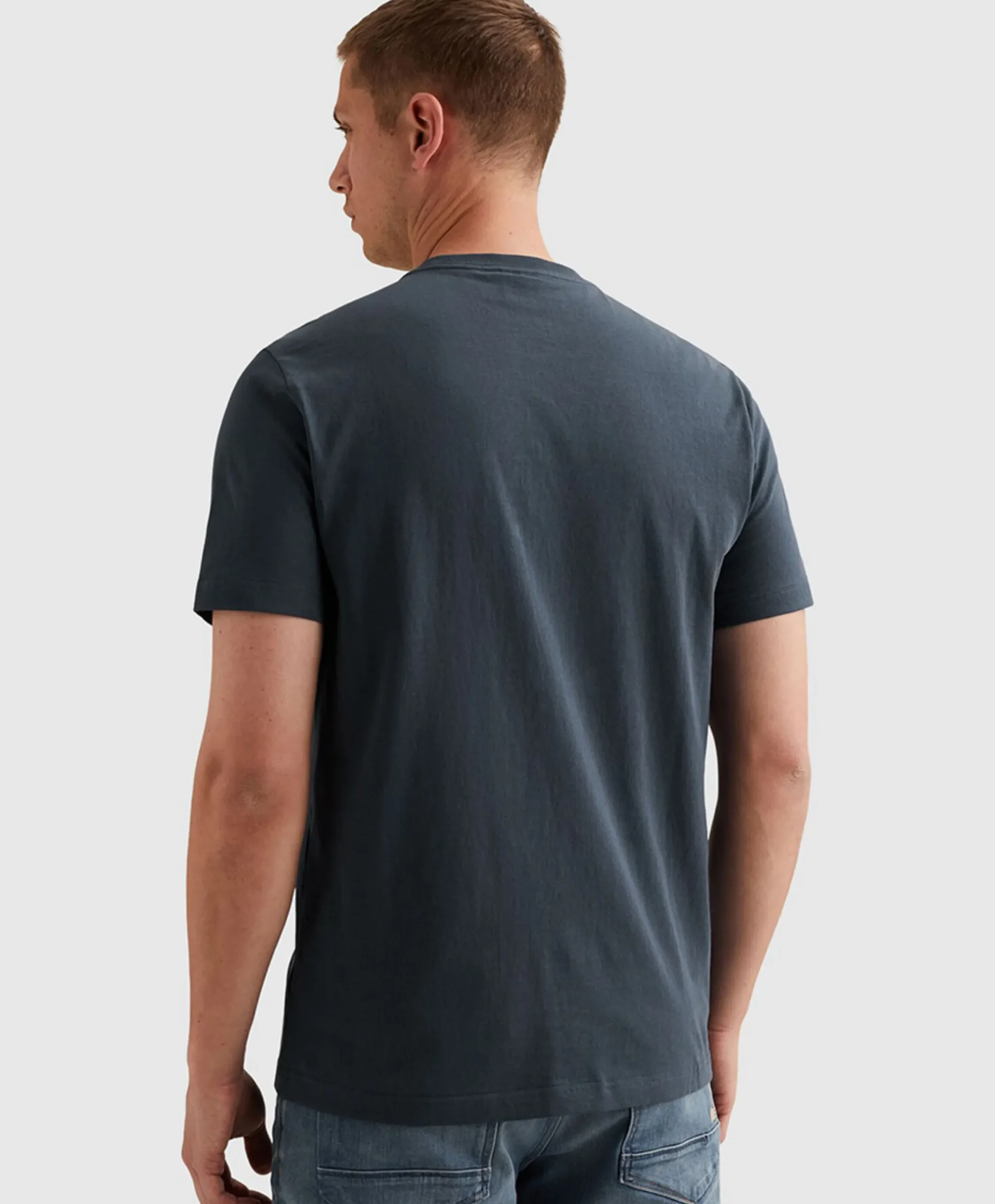 Heren T-shirt blauw