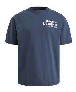 Heren T-shirt blauw