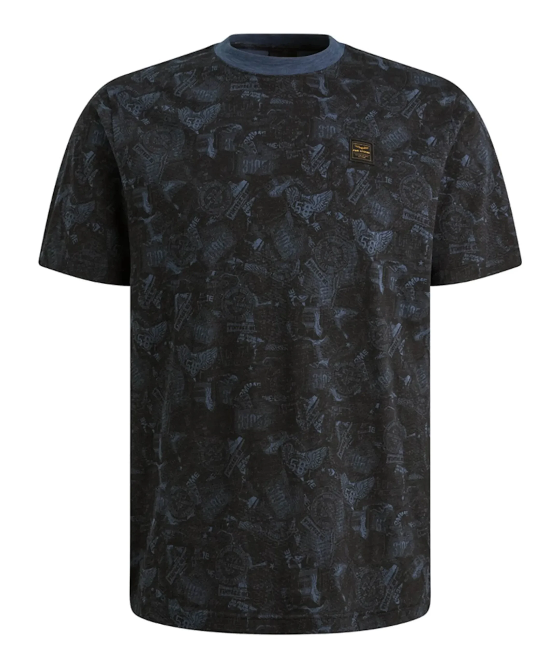 Heren T-shirt blauw