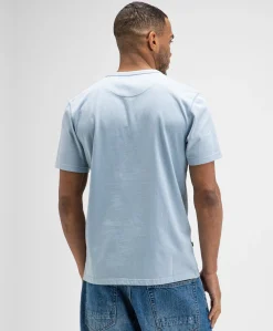 Heren T-shirt blauw