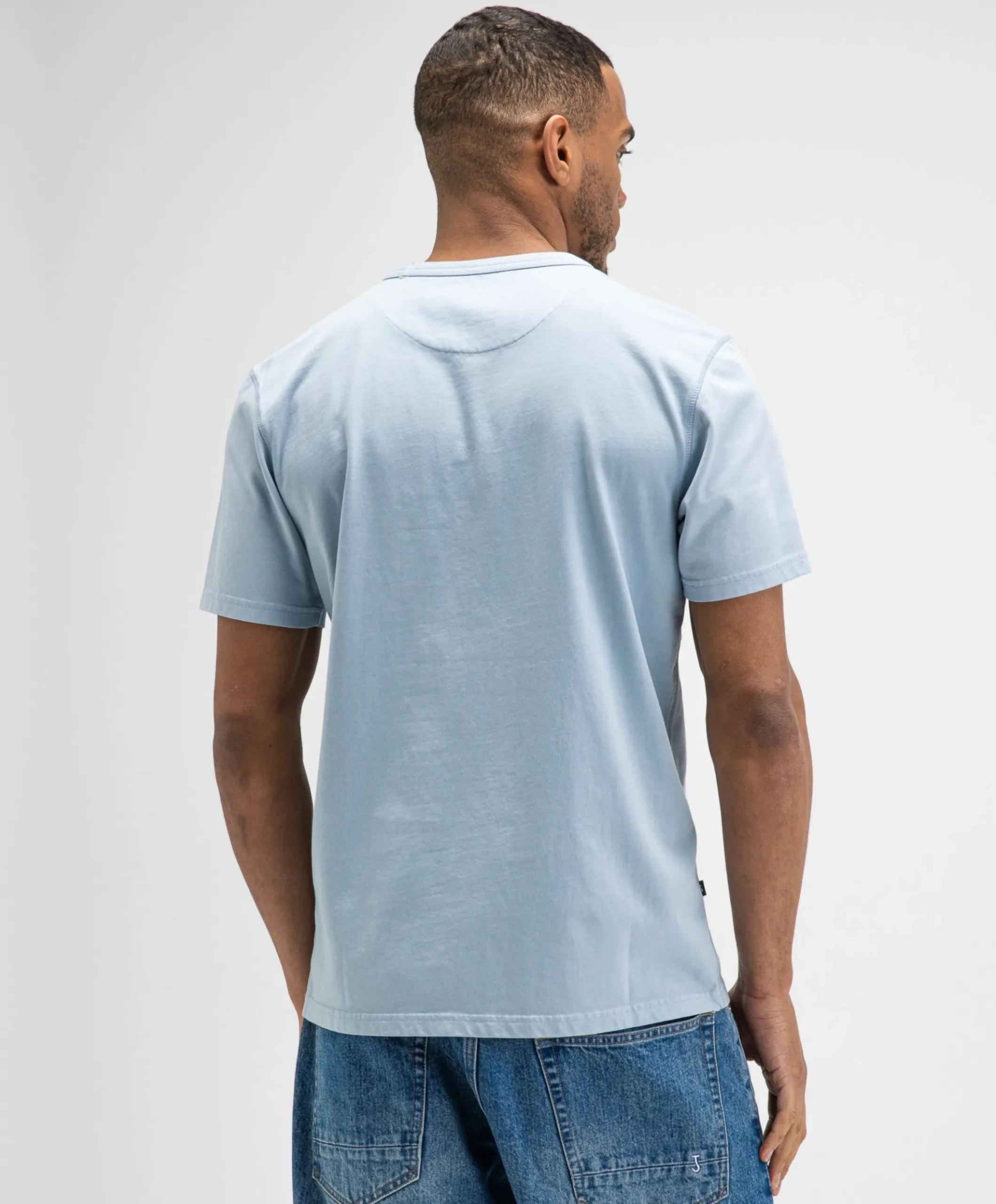 Heren T-shirt blauw