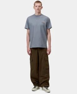 Heren T-shirt blauw