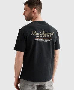 Heren T-shirt blauw