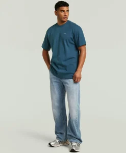 Heren T-shirt blauw