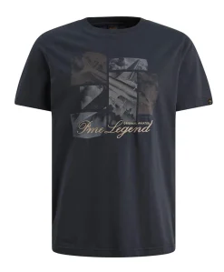 Heren T-shirt blauw