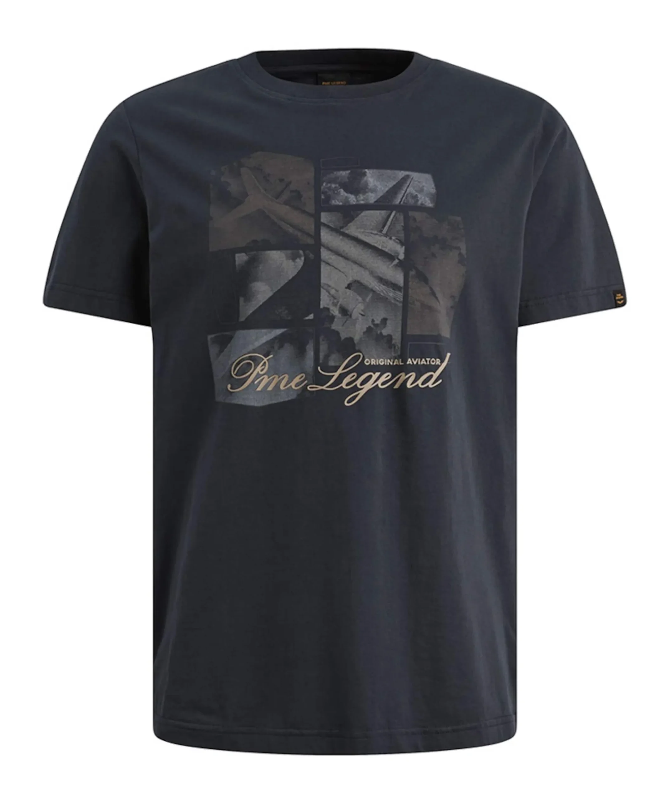 Heren T-shirt blauw