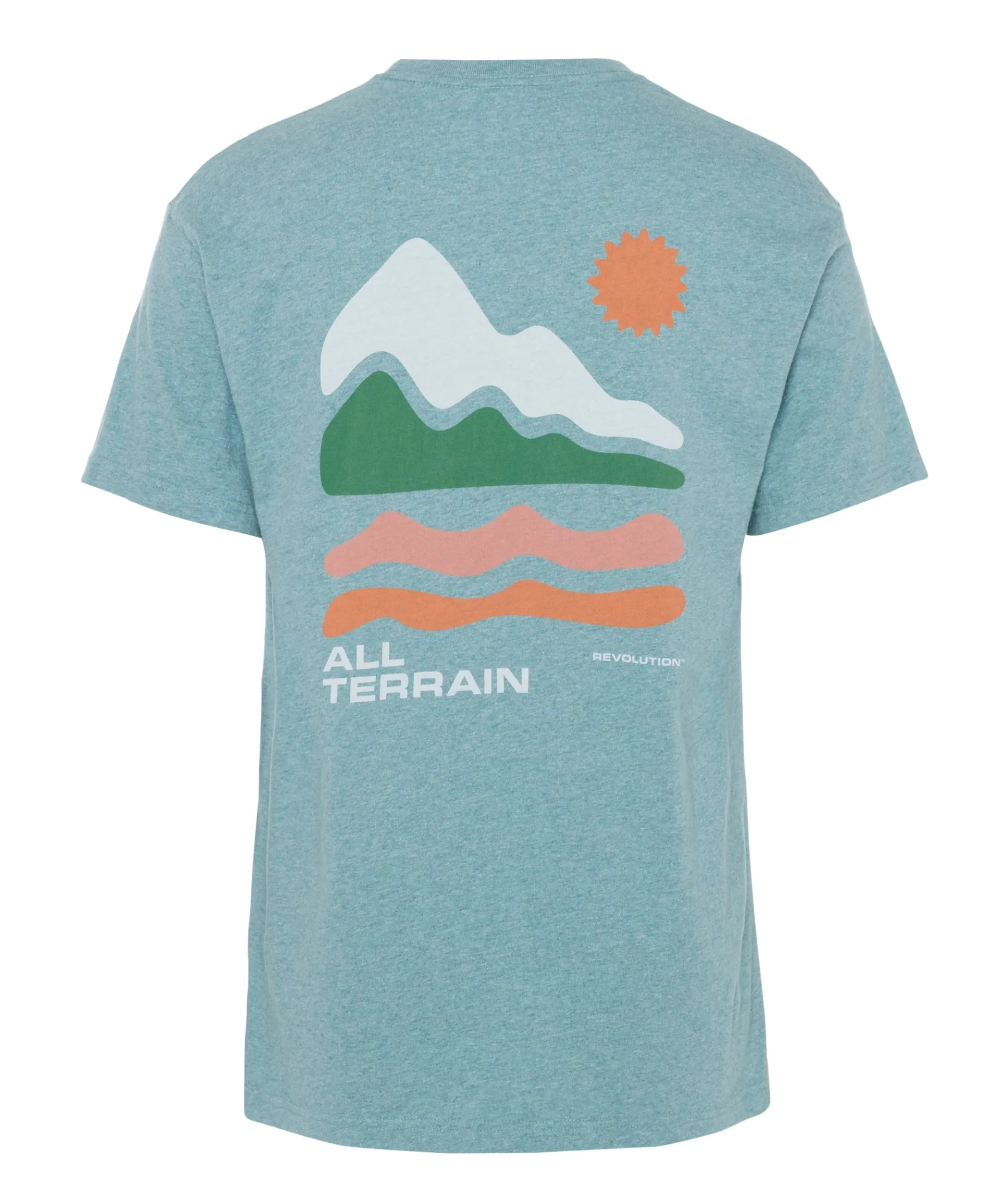 Heren T-shirt blauw