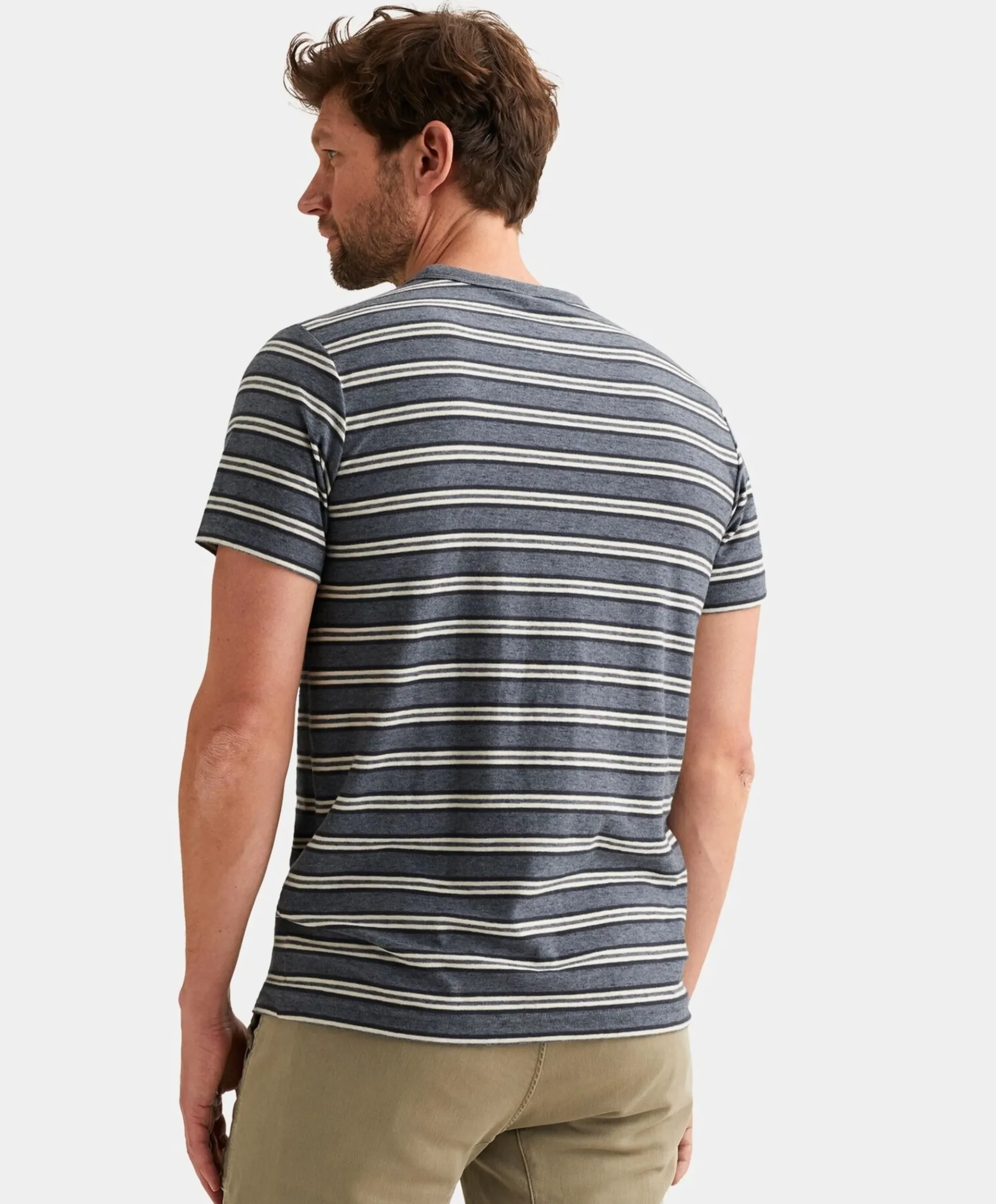 Heren T-shirt blauw