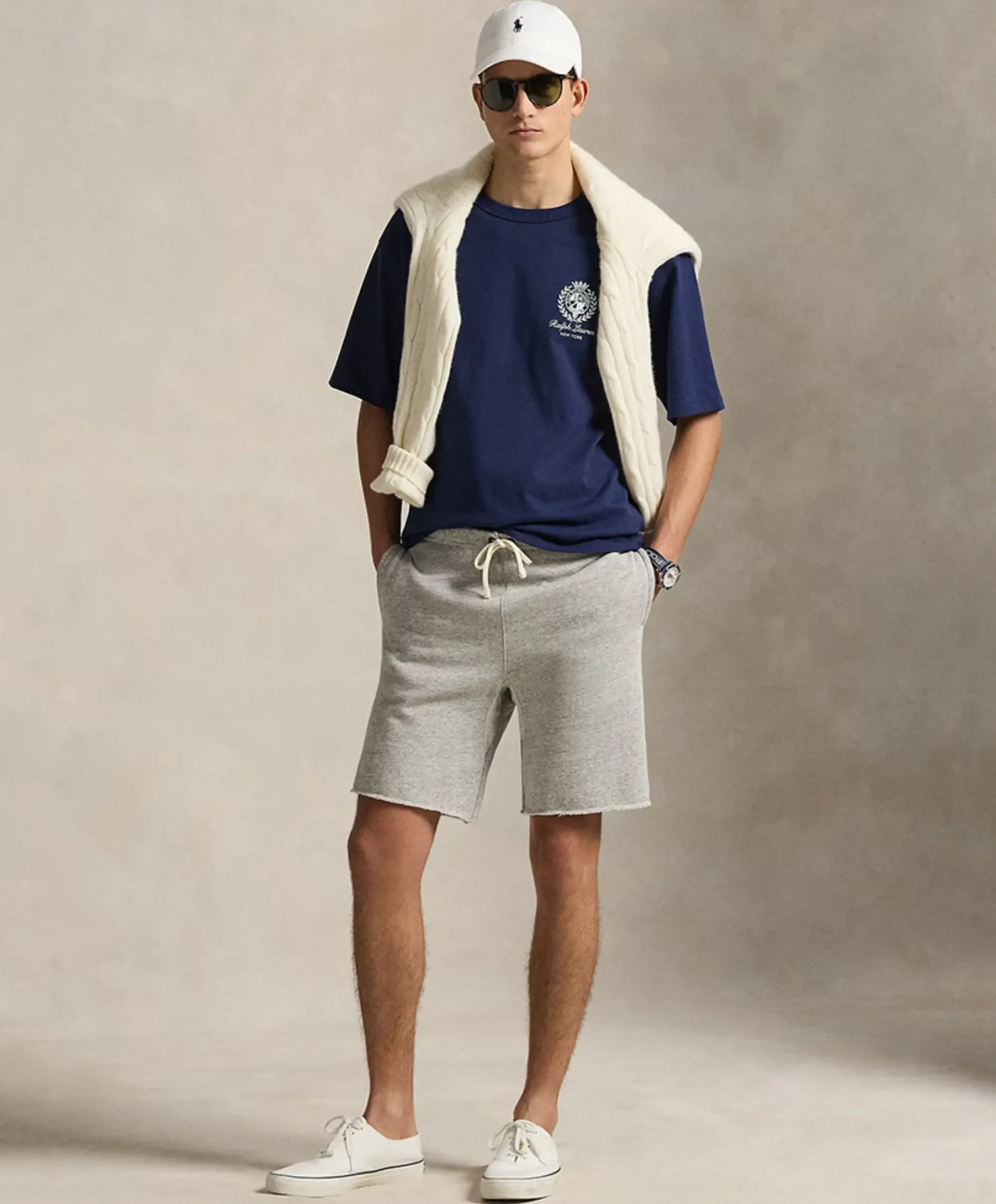 Heren T-shirt blauw