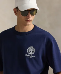 Heren T-shirt blauw