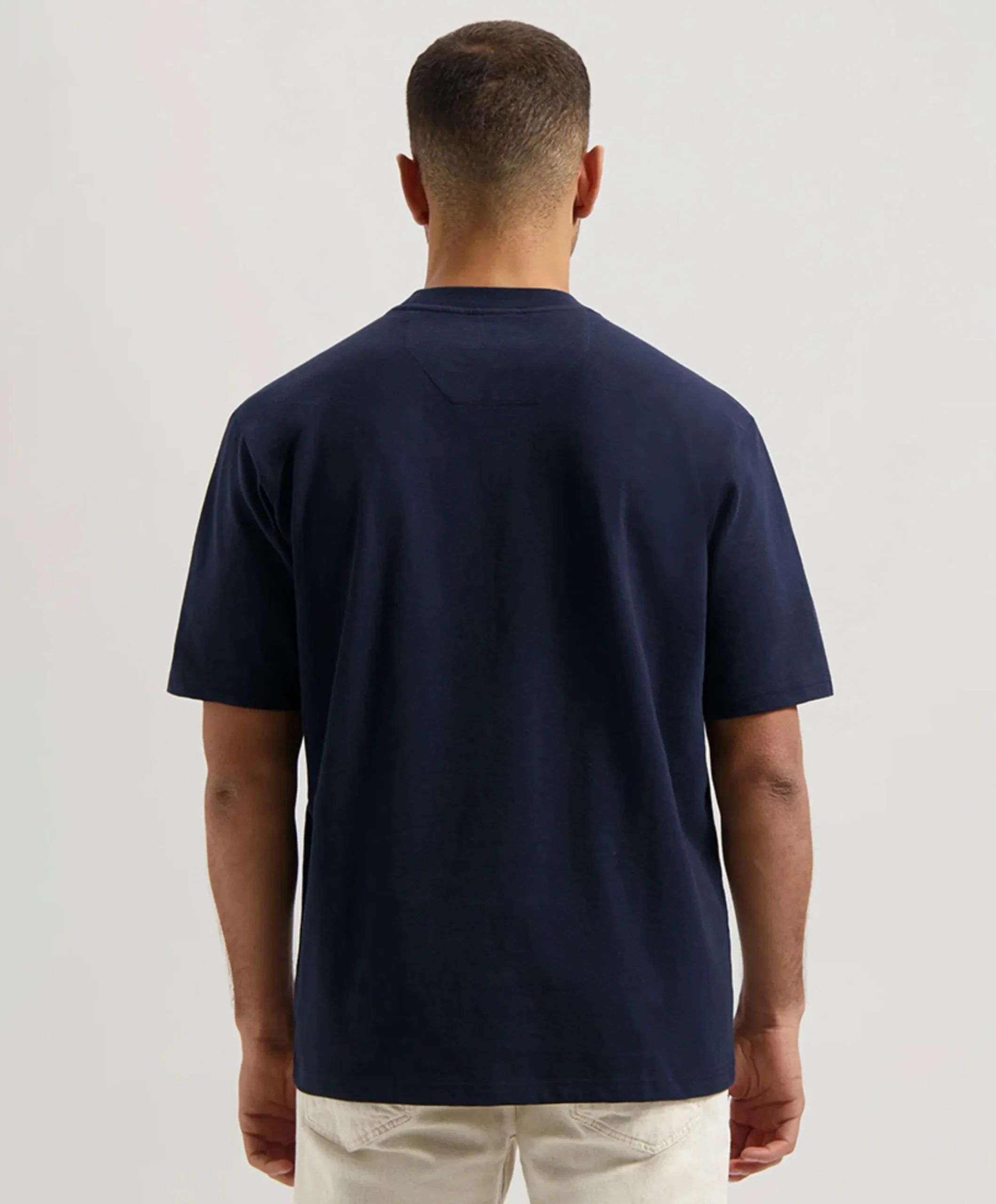 Heren T-shirt blauw
