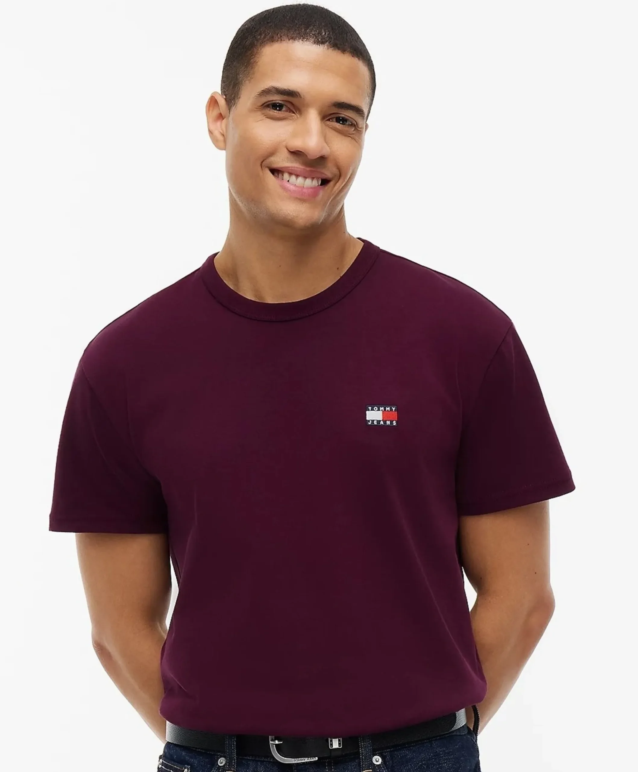 Heren T-shirt bordeaux