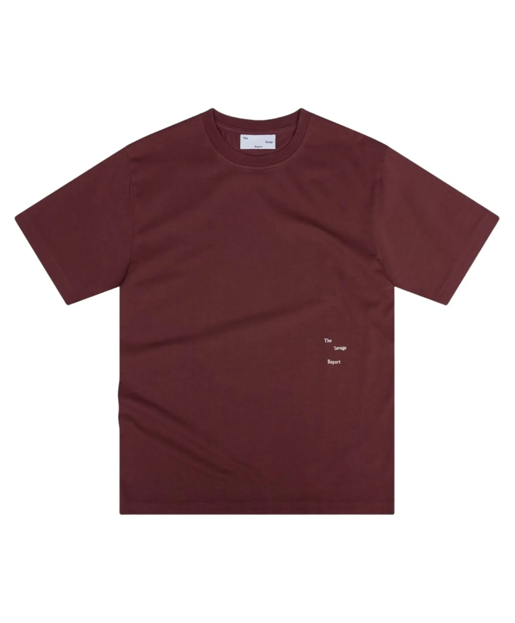 Heren T-shirt bordeaux