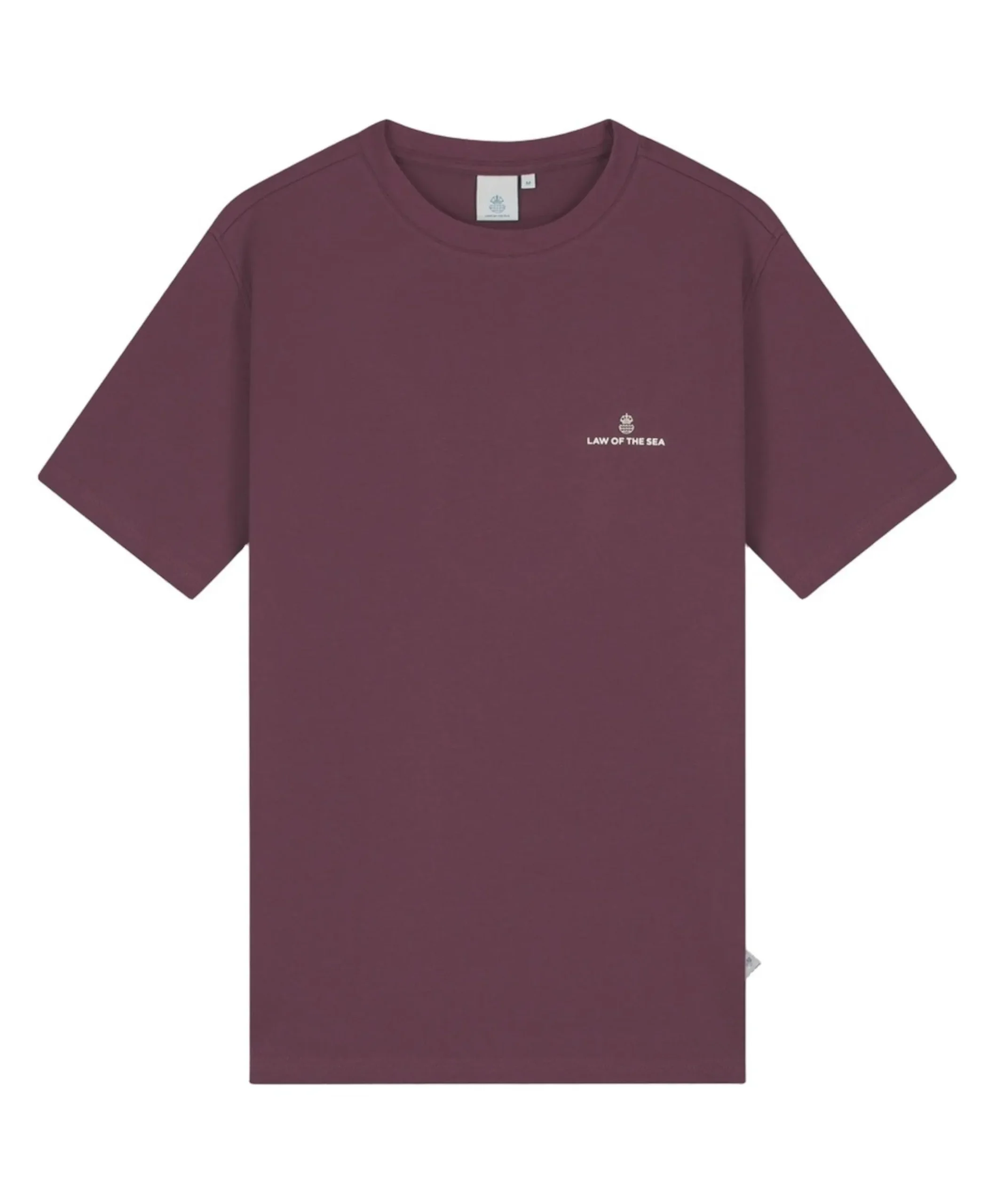 Heren T-shirt bordeaux