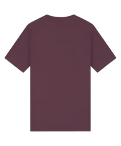 Heren T-shirt bordeaux