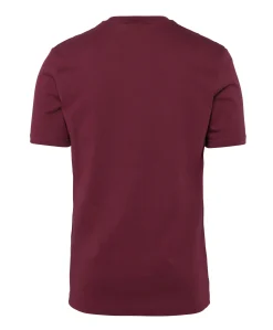 Heren T-shirt bordeaux