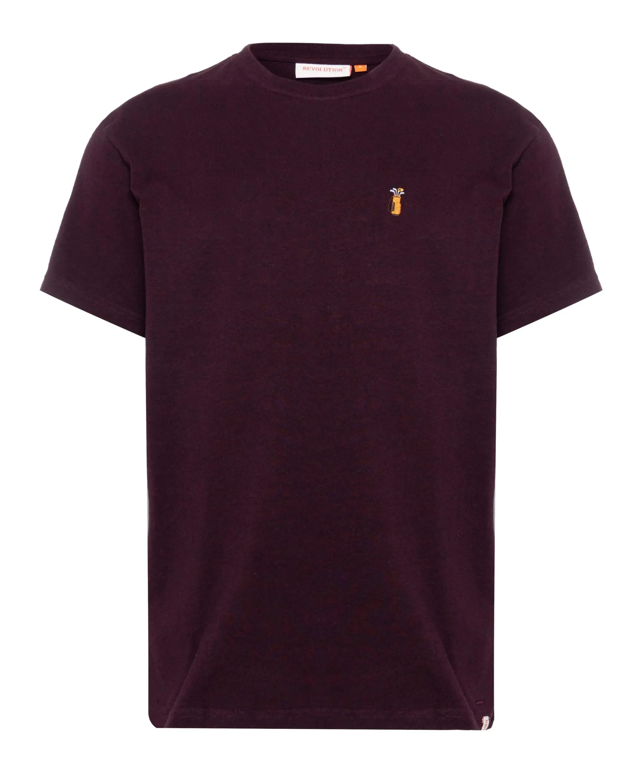 Heren T-shirt bordeaux