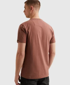 Heren T-shirt bordeaux