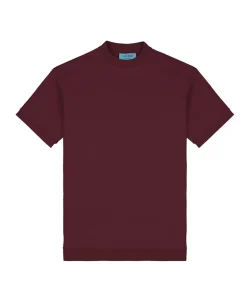 Heren T-shirt bordeaux