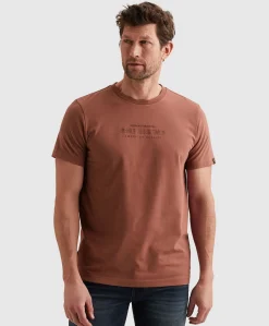 Heren T-shirt bordeaux