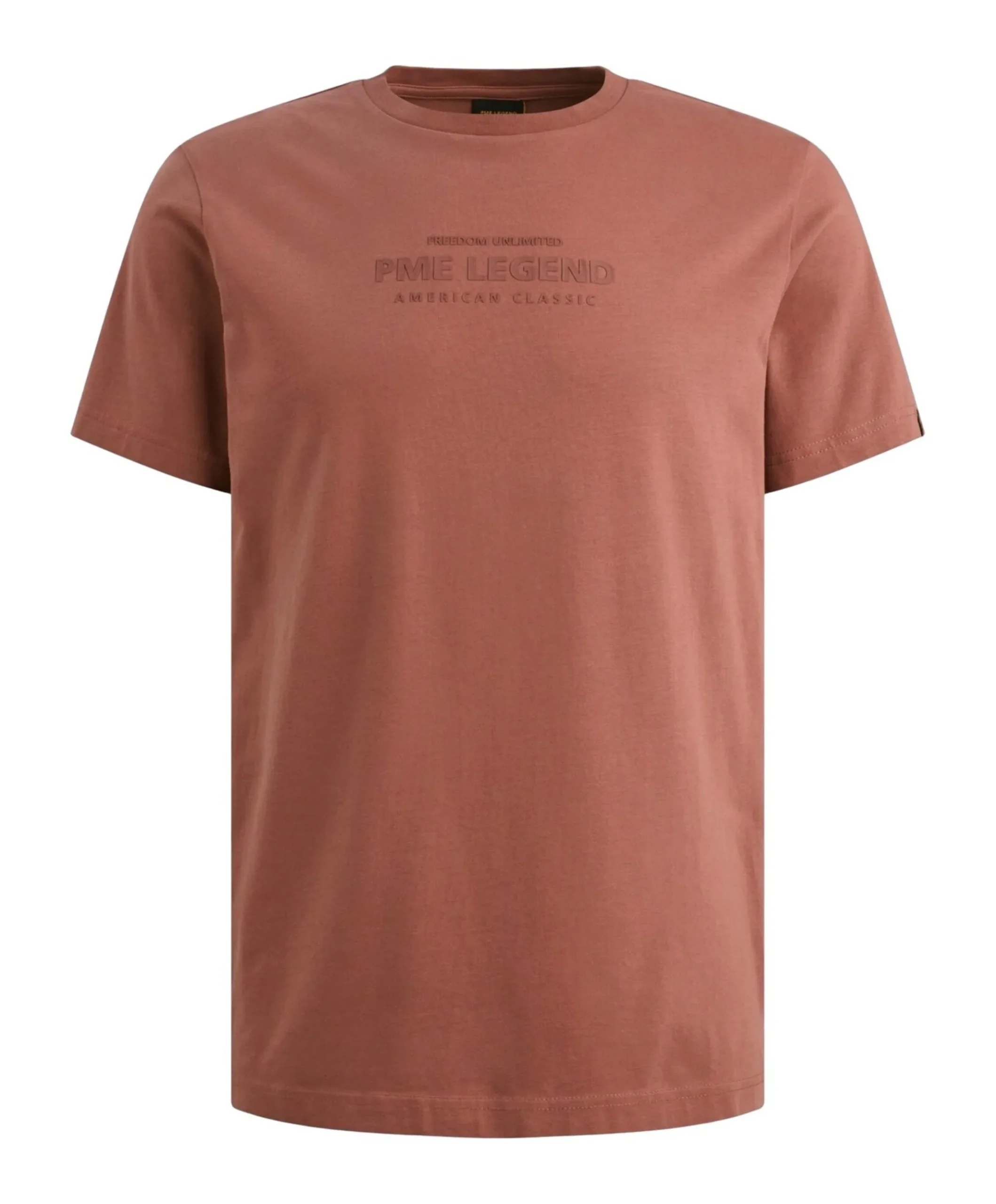 Heren T-shirt bordeaux