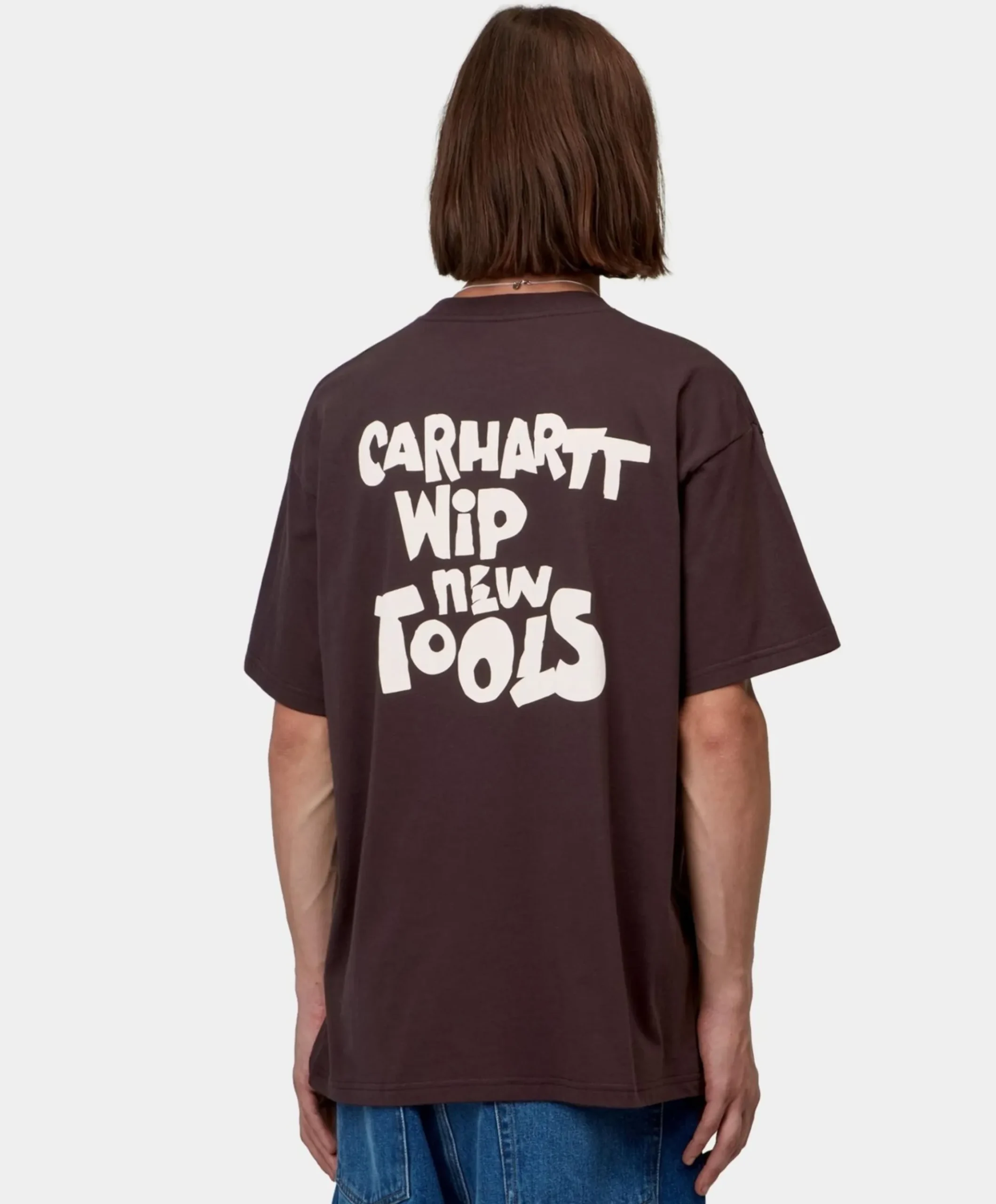 Heren T-shirt bruin