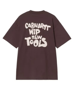 Heren T-shirt bruin