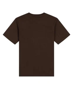 Heren T-shirt bruin