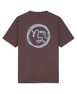 Heren T-shirt bruin