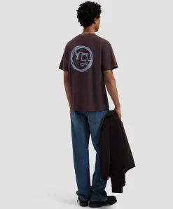 Heren T-shirt bruin