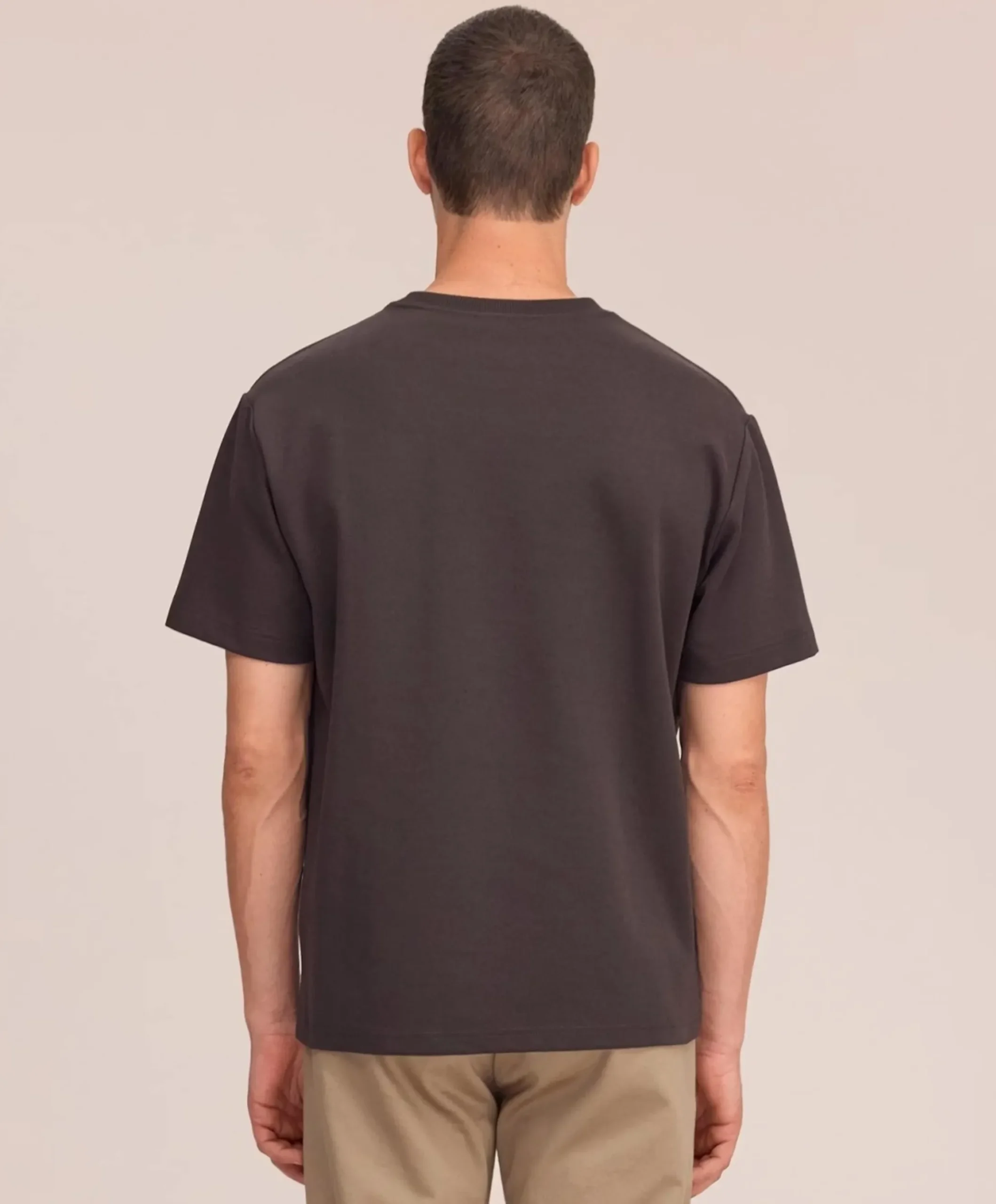 Heren T-shirt bruin