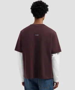 Heren T-shirt bruin