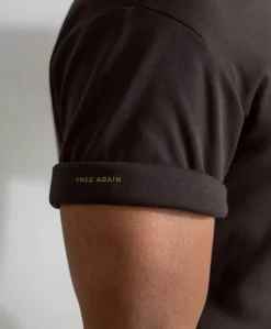 Heren T-shirt bruin