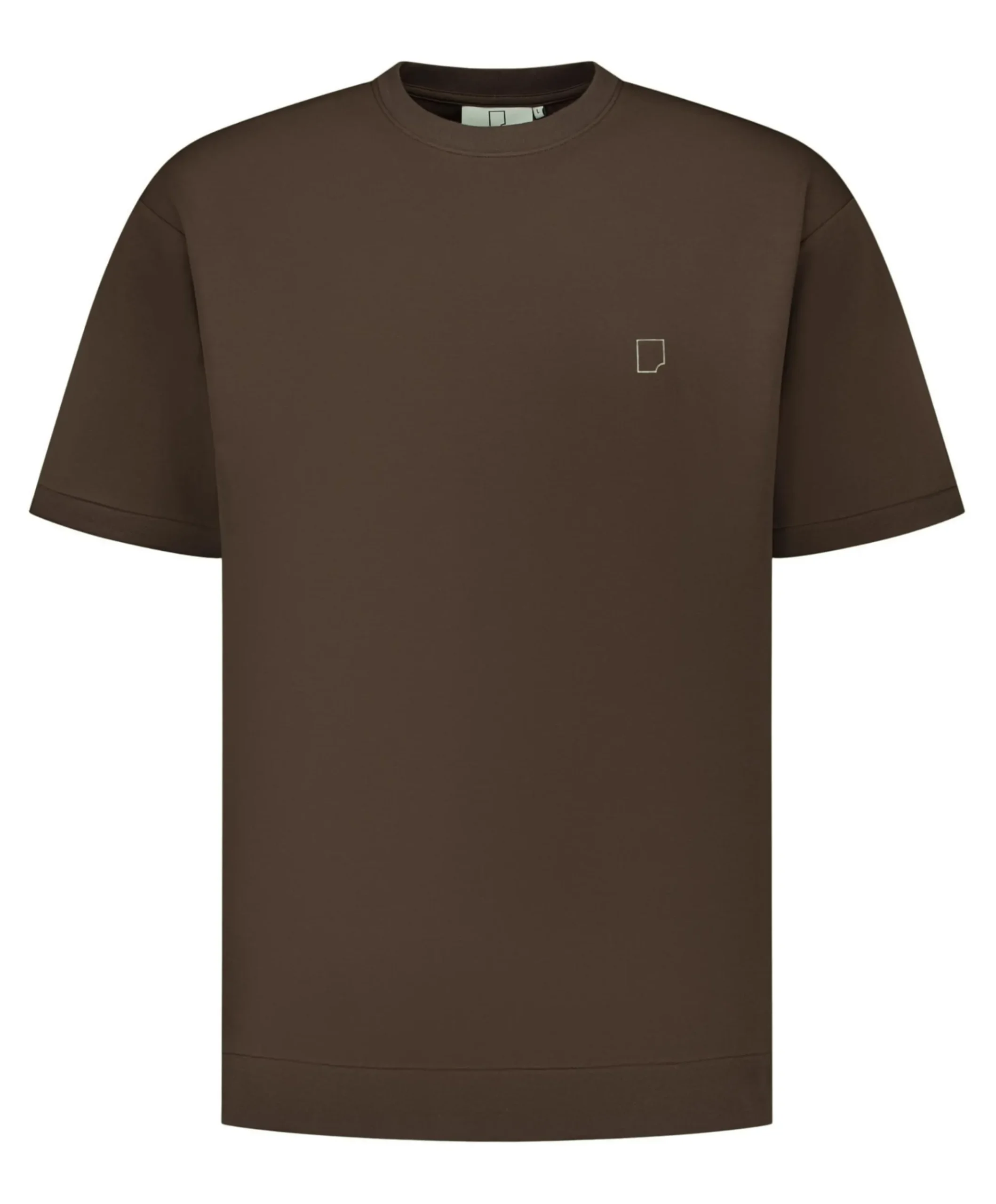 Heren T-shirt bruin