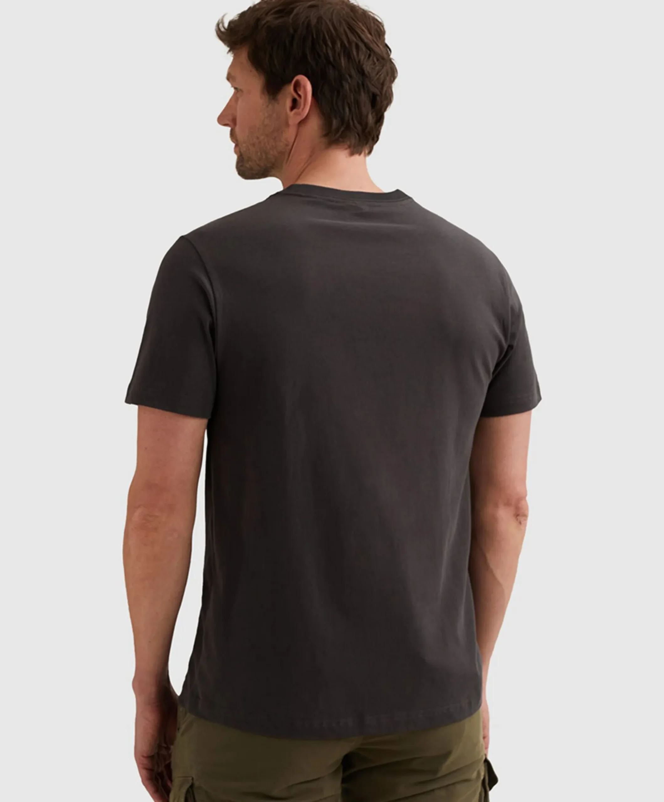 Heren T-shirt bruin