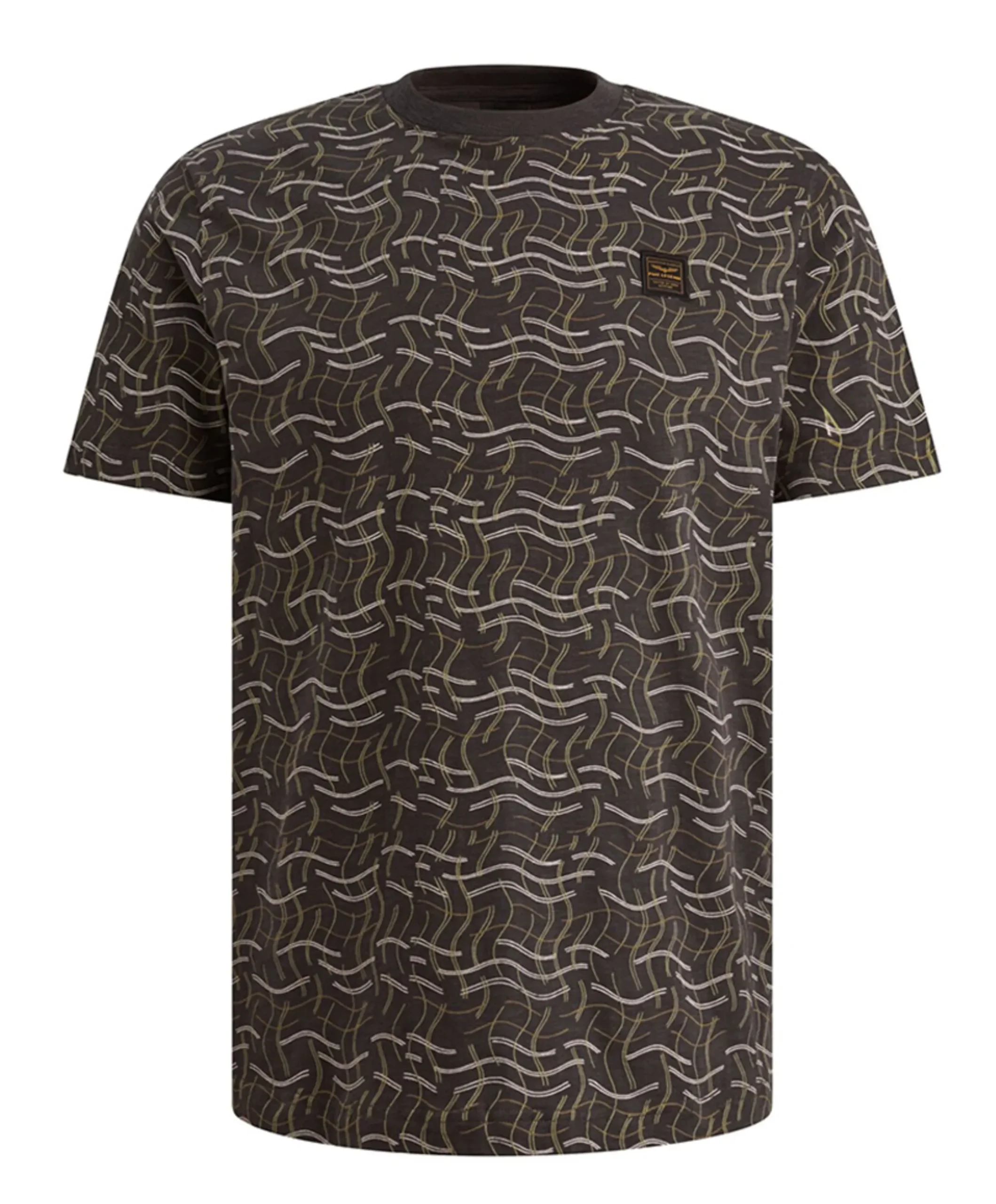 Heren T-shirt bruin