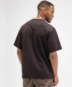 Heren T-shirt bruin