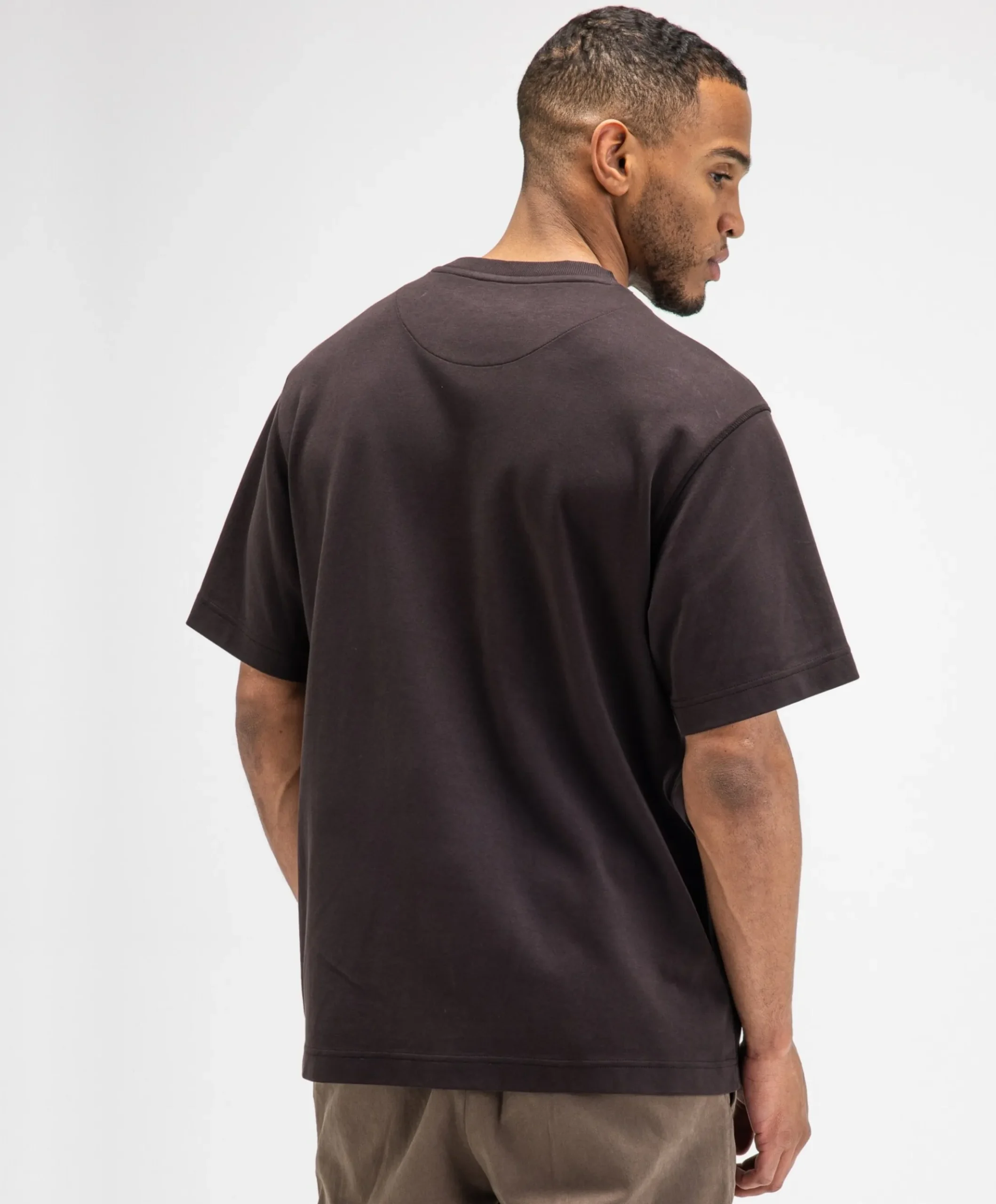 Heren T-shirt bruin
